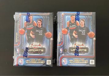 2025/26 Topps Chrome NBA Update Box (x2)