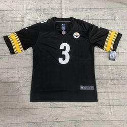 Pittsburgh Steelers Russell Wilson 3 Nike Black Jersey 