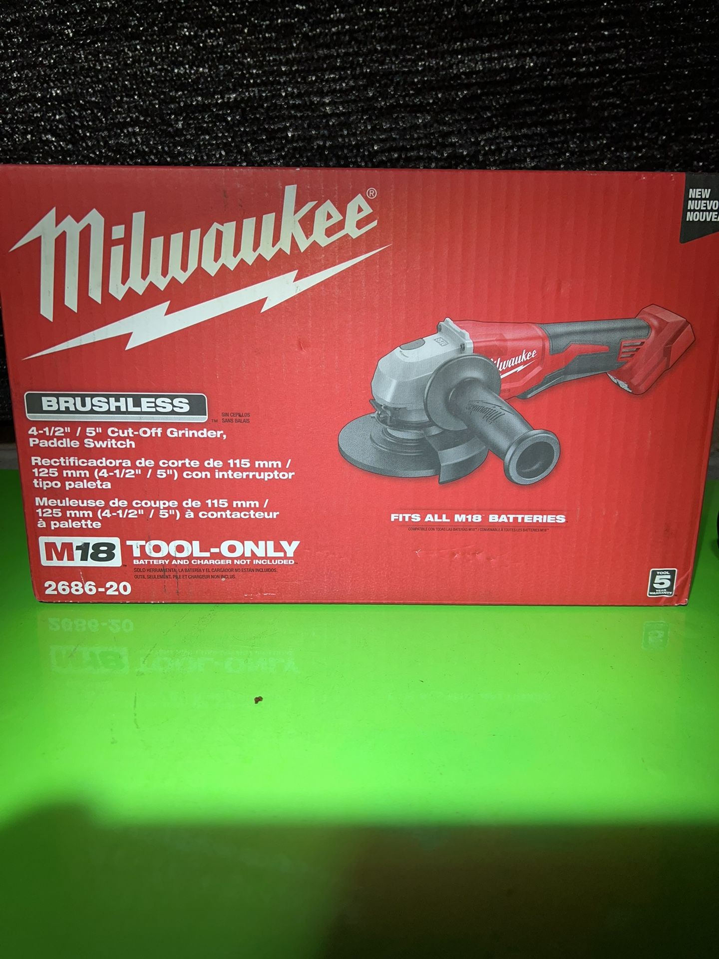 Milwaukee  Brushless 4 1/2-5in Cut Off Grinder