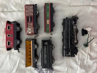 Vintage 1950s Marx O Gauge #999 Locomotive and Train Car Set