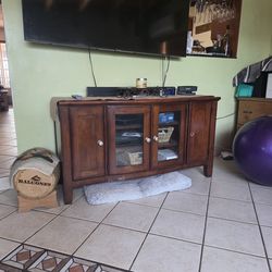 TV credenza solid wood