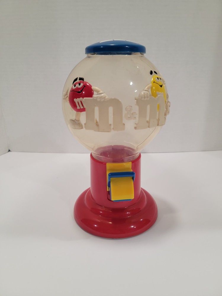 Vintage M&M Candy Dispenser Collectible Gumball Machine Style 1997