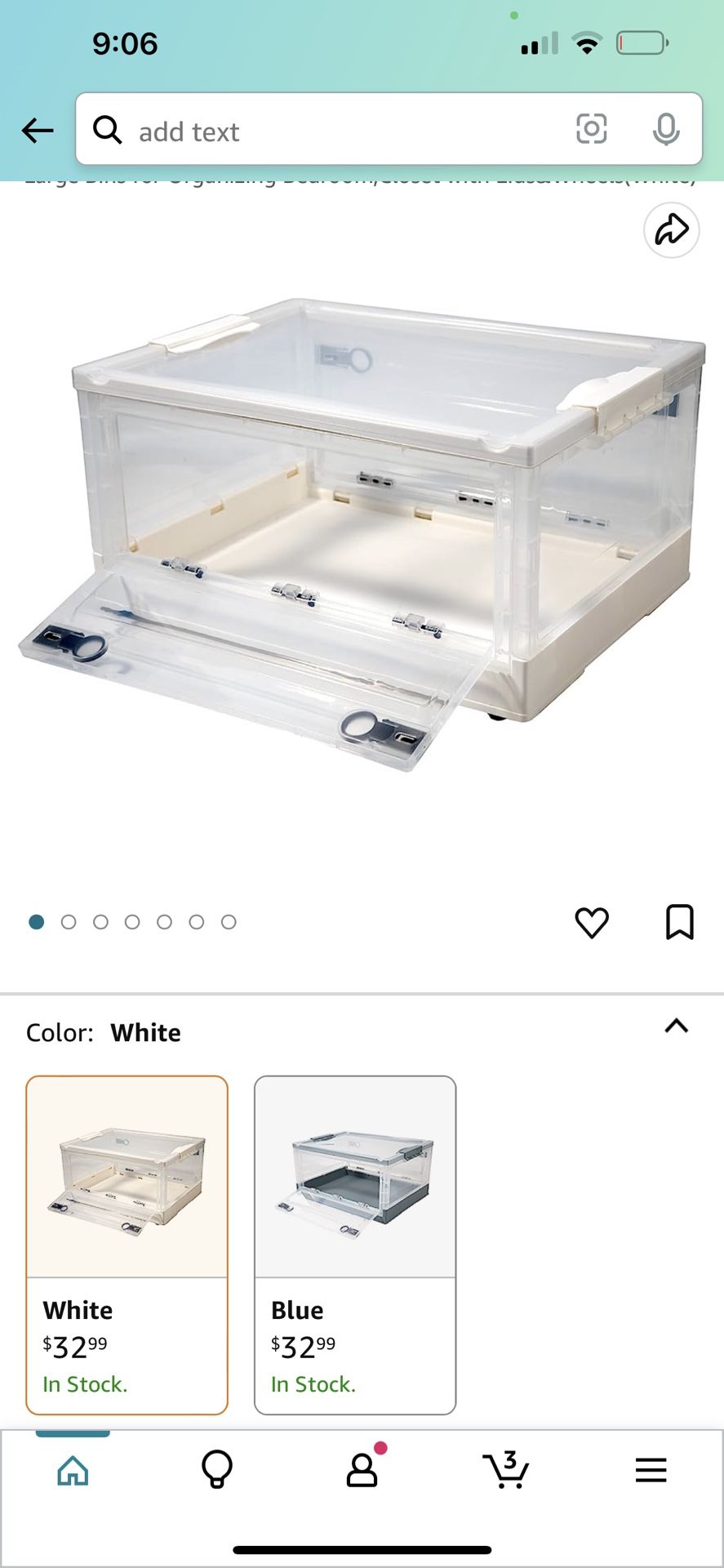 Clothes Storage Containers