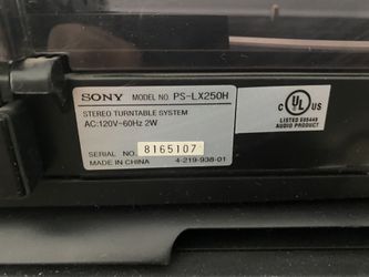 Sony Turntable