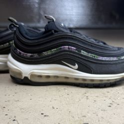 Nike Air Max 97 Black Green Purple US 8