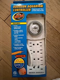 Zoo Med AquaSun Aquarium Controller Timer Power Strip