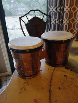 Antique Bongo Drums