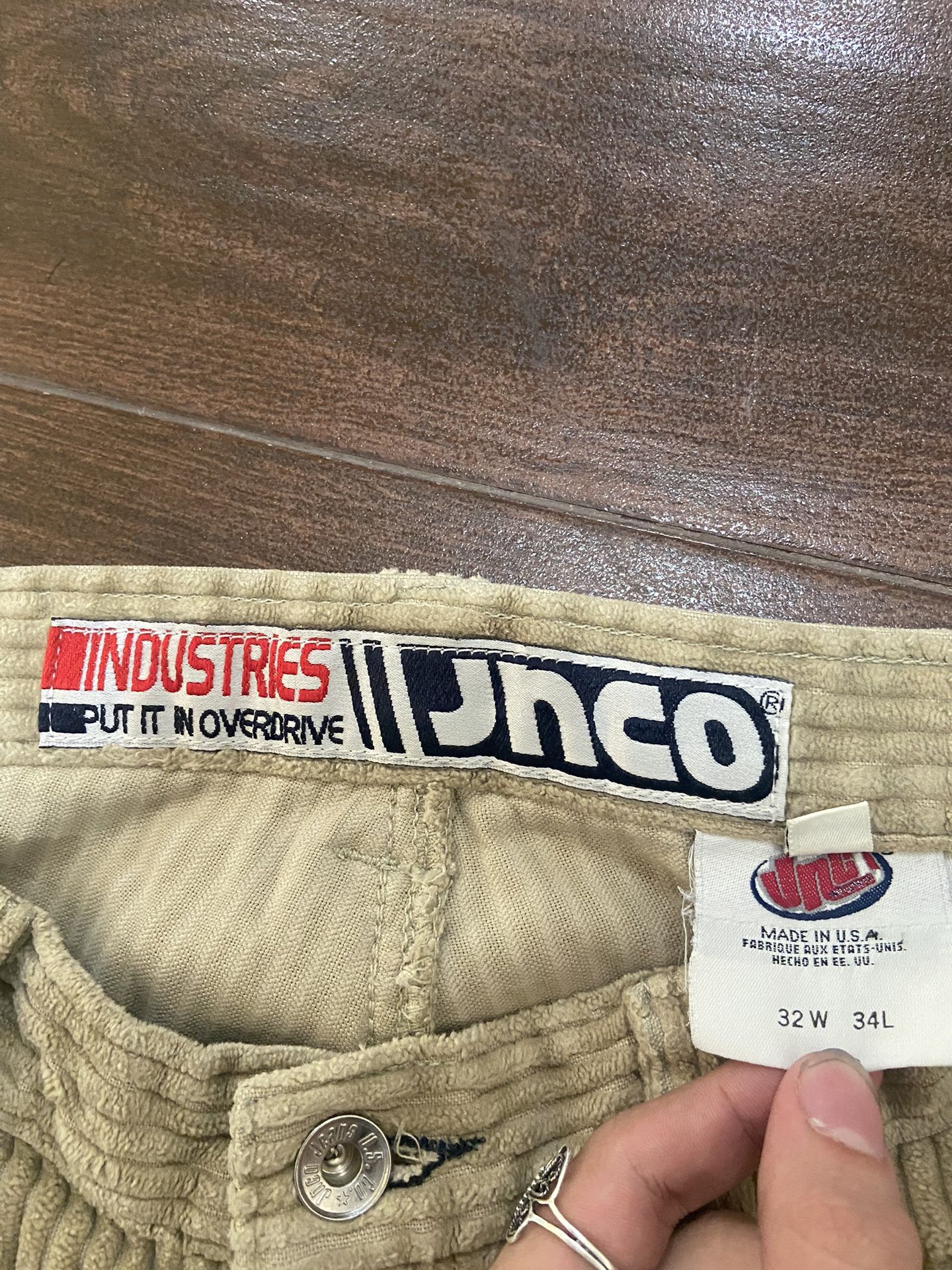 JNCO BOLT CORDUROY