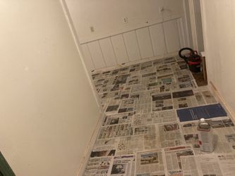 Newspaper Floors .50 cents Per Square Foot!!