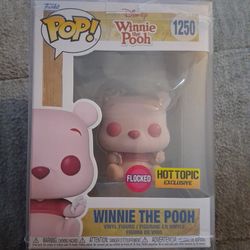 Flocked Winnie The Pooh