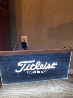 Titleist Sign