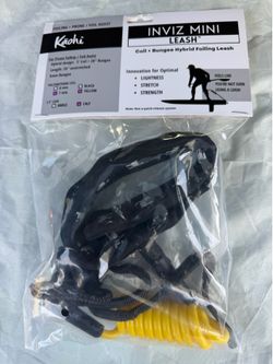 Kāohi INVIZ Mini Leash Yellow 7mm Coil Calf Cuff Prone/Foil Assist Lightweight