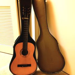 Acoustic Left Handed Rare Left-handed Heater Brand Acoustic With Case Decent Shape For 1970!