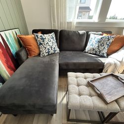 Gorgeous Microfiber Sectional Couch