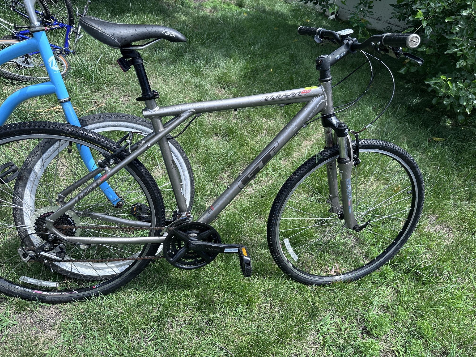 GT TRANSEO 4.0 large frame ROAD HYBRID BIKE 27” tires bicycle