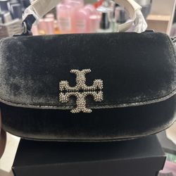 New Velvet Tory Burch Small Crossbody Purse