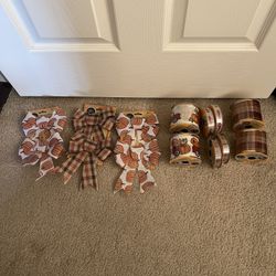 Fall Bow And Ribbon Bundle 