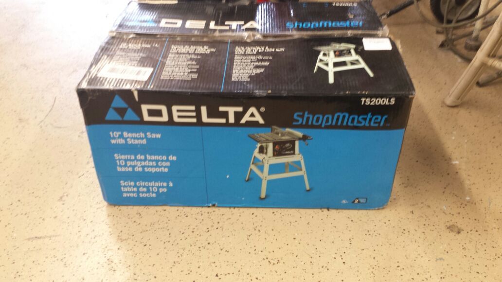 TABLE SAW DELTA SHOPMASTER TS200LS NEW IN THE BOX