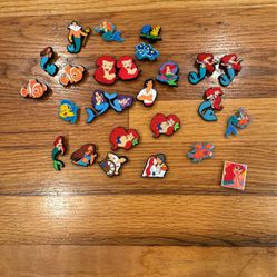 Lot Of 26 The Little Mermaid Shoe Charms 