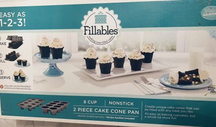 Fillables 2 Pc, Cake Cone Pan (New)