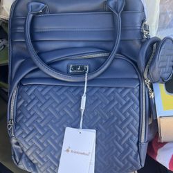 BabbleRoo Vegan Leather Diaper Bag