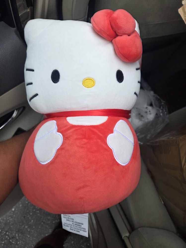 Hello kitty plushy and blanket combo (48"x58")