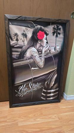 Framed Chicana Picture