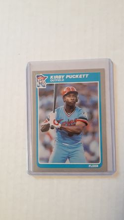 1985 Fleer Kirby Puckett RC.