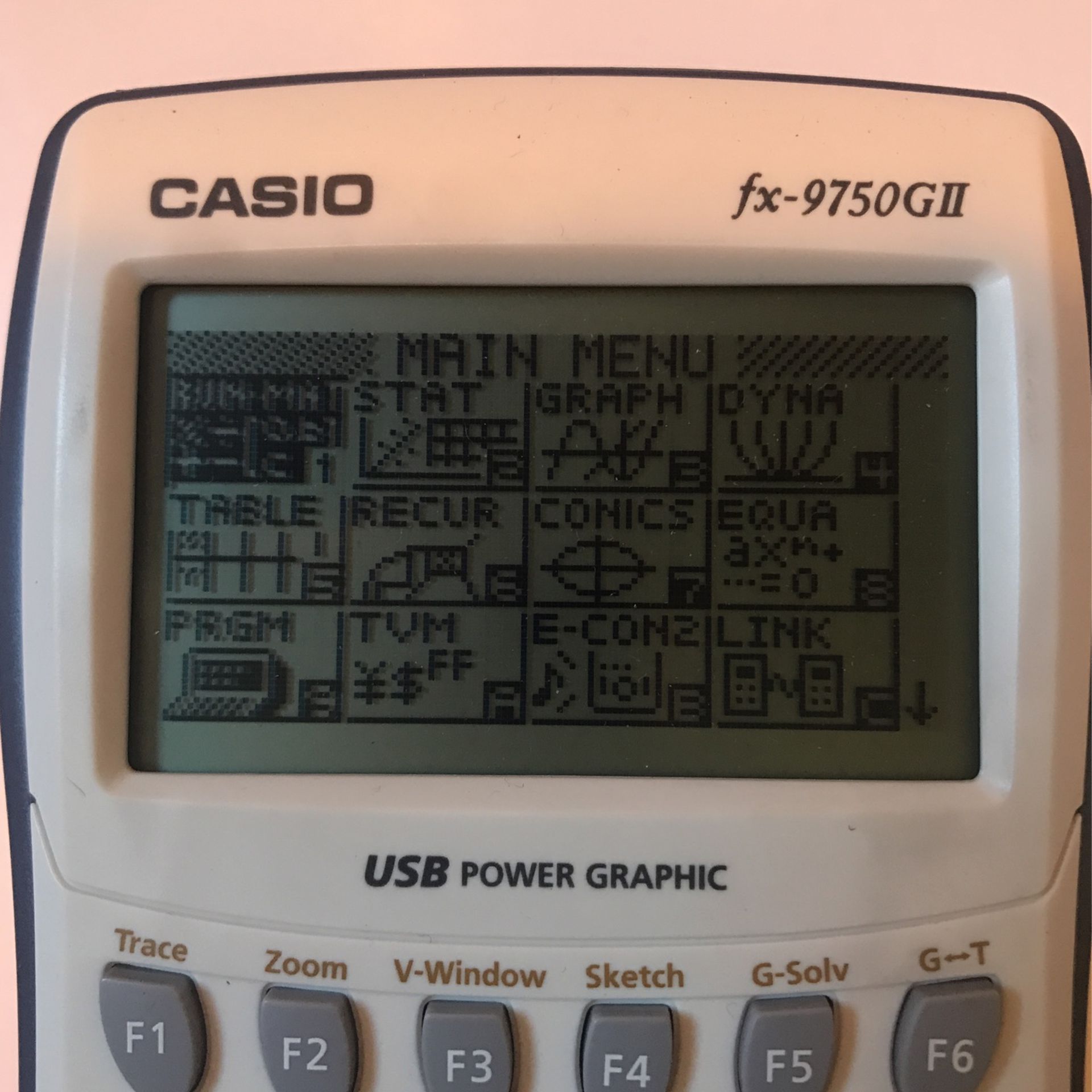 Casio Calculator fx-9750GII USB Power Graphic