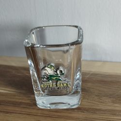 COLLECTIBLE PEWTER  - NOTRE DAME FIGHTING IRISH SHOT GLASS  