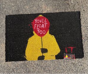 IT Halloween outdoor mat