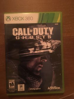 Xbox 360 call of duty ghosts