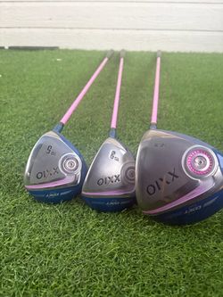 Ladies Dunlop XXIO MP900 Driver, 3 wood and 5 wood Graphite Shaft L-Flex