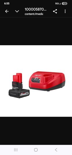 Milwaukee
M12 XC High Output 5.0 Ah Battery & Charger Starter Kit plus 4.0 ah Masione Battery