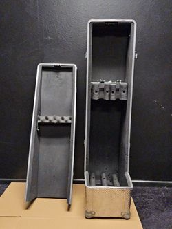 Scott Dixon Double Electric Guitar Flight Case Rare UK-Made Aluminum Touring Case