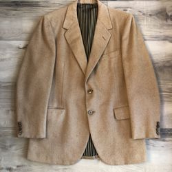 Oxxford Clothes X Neiman Marcus Camel Hair Sport Coat Jacket