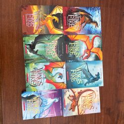 Wings of fire book set all 8 books never used