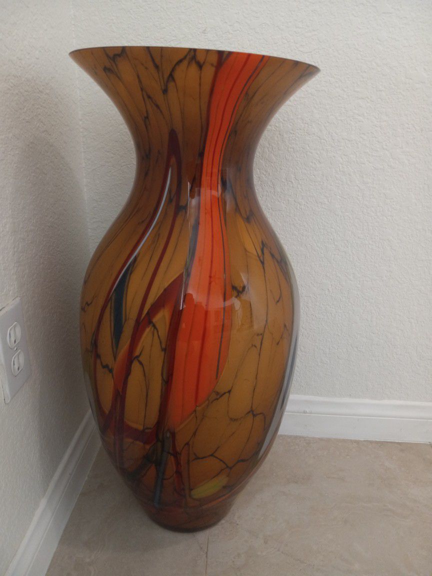 Big Glass Vase Great Condition 