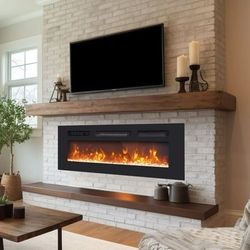 CUSTOM FIRE PLACE (Not Included The Fire Place Electric)