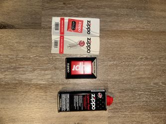 Supreme red box logo Zippo lighter with the zippo accessories
