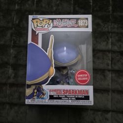 Funko Pop Animation #1873 Elemental Hero Sparkman Yu-Gi-Oh YuGiOh Gamestop