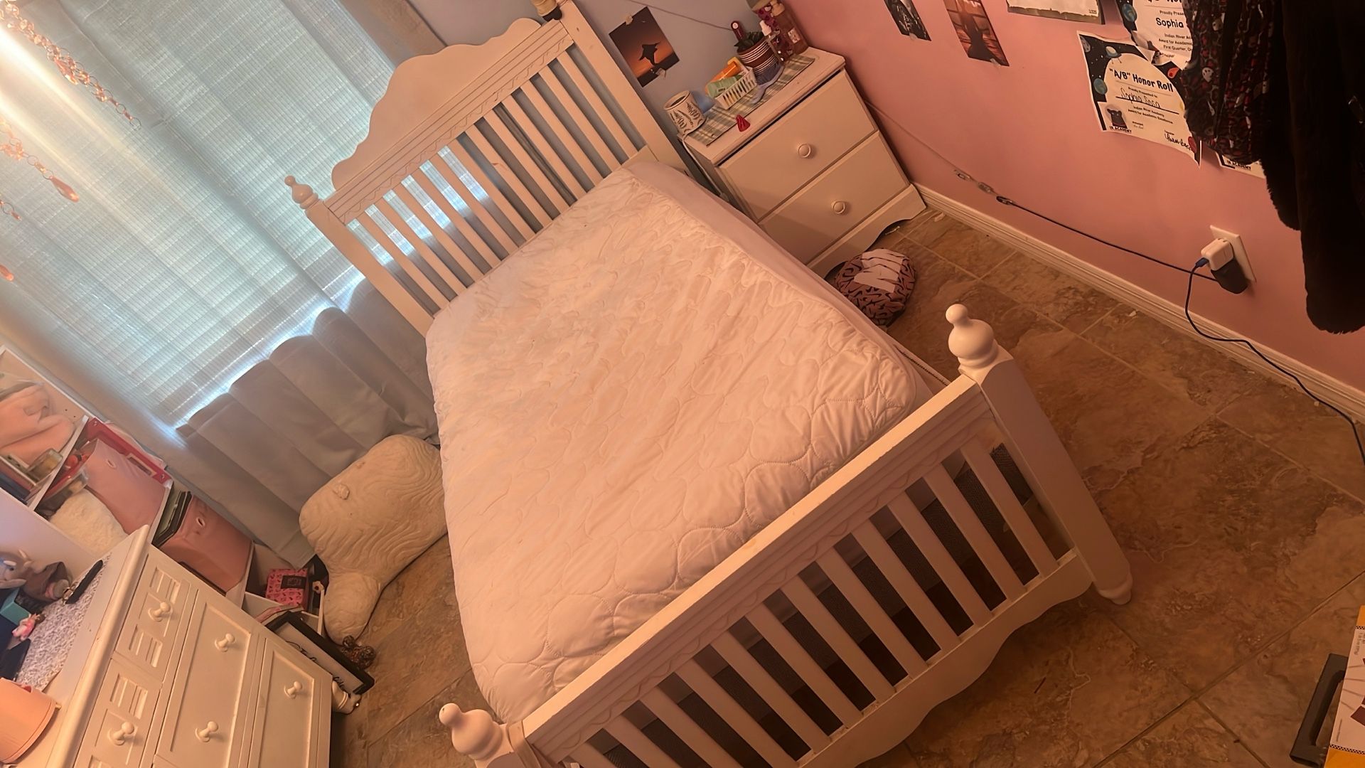 White Twin Bed Frame