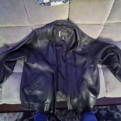 Large Leather Coat