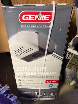 Genie Ultra-Quiet Battery Backup Belt Drive Garage Door Opener