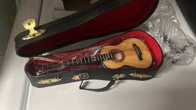 Miniature Classical Guitar with Case
