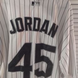 Jordan White Sox #45 Jersey XL Size 54