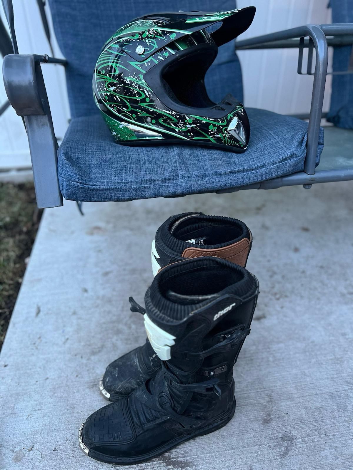 Se Venden Botas Y Casco Botas Número 11