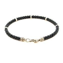 Lagos 925/750 Black Caviar 5-Station Bracelet