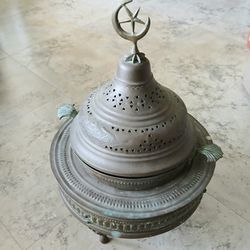 Turkish Brass Antique Food Tent Warmer