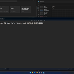 Gaming PC RTX 3070ti and 5800x